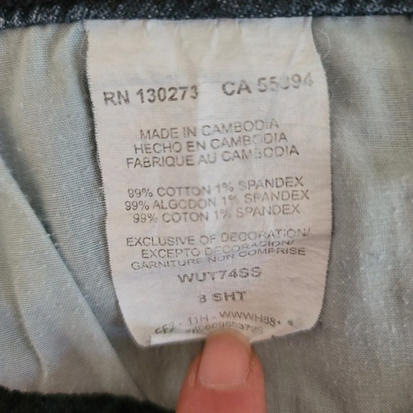 Aura Womens Bootcut Leg Rhinestones Jeans Size 8 S Dark Wash Western Denim - Picture 14 of 15